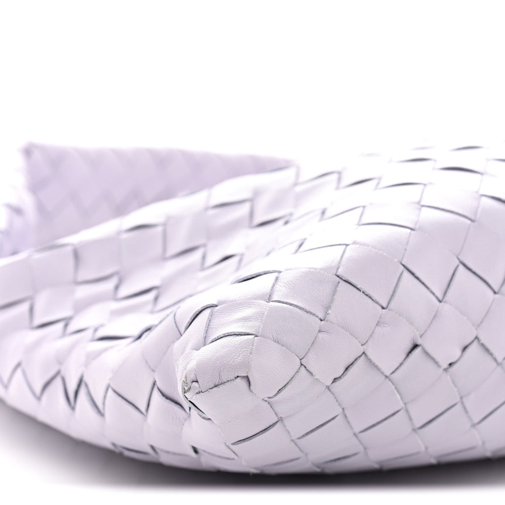 Calfskin Intrecciato Small Hop Oyster Lilac