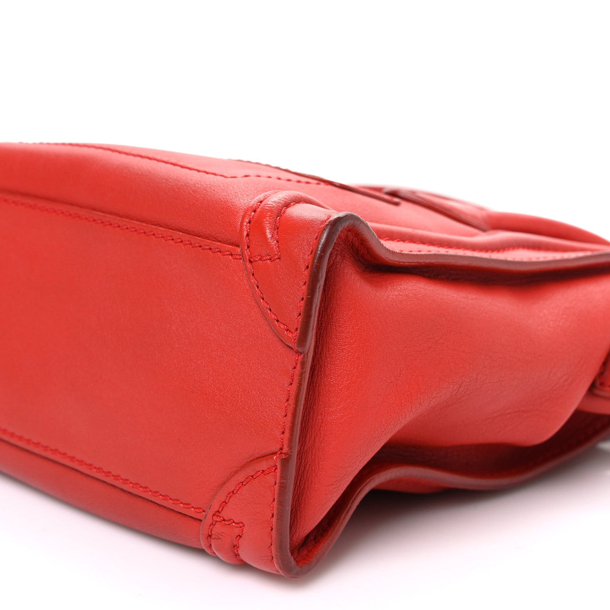 Smooth Calfskin Nano Luggage Red