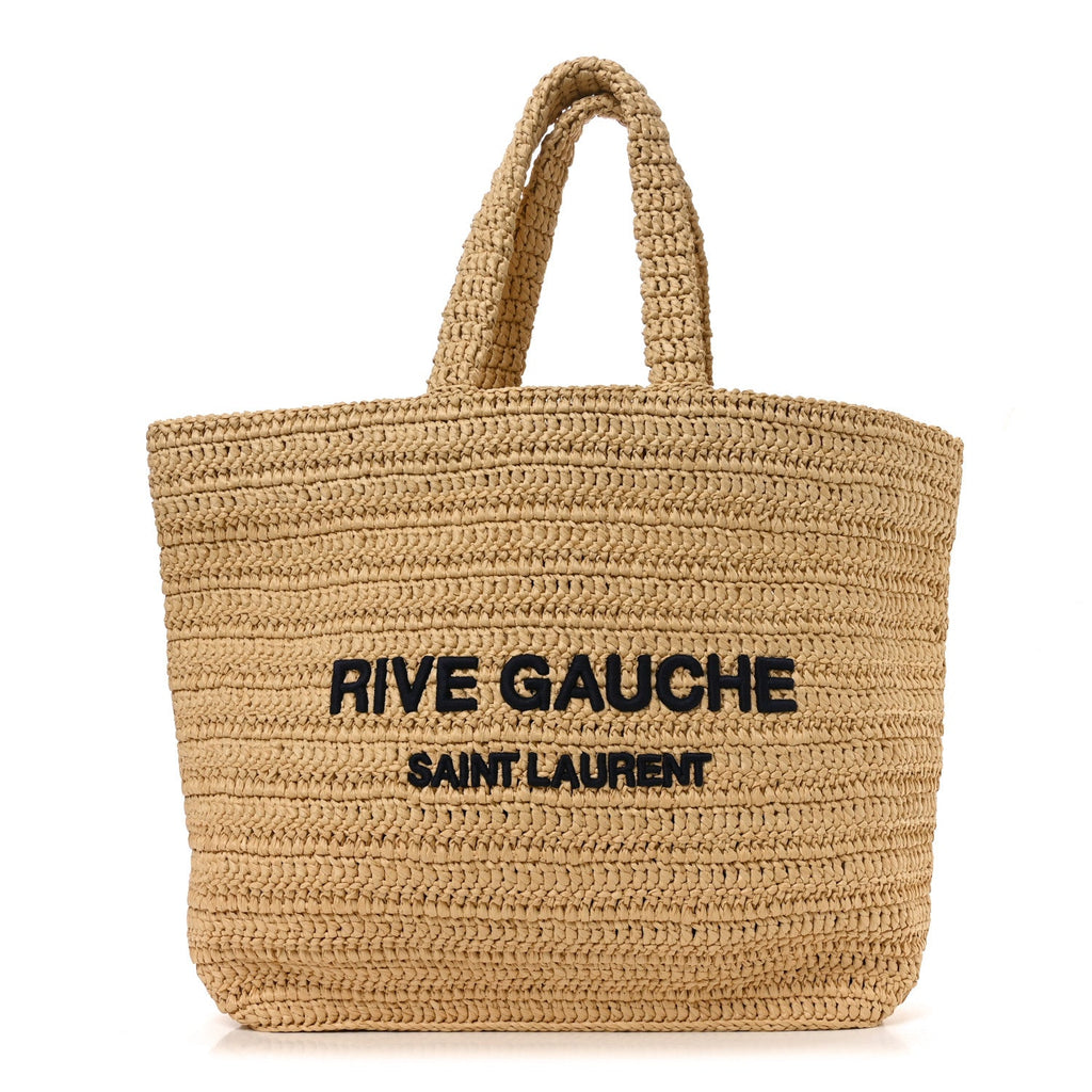 Raffia Rive Gauche Tote Natural