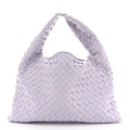 Calfskin Intrecciato Small Hop Oyster Lilac