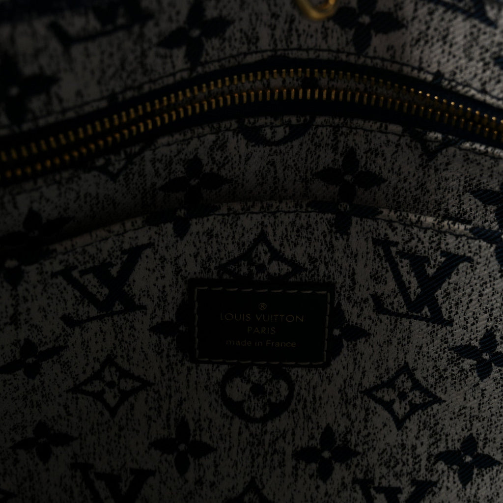 Monogram Jacquard Denim Onthego MM Bleu