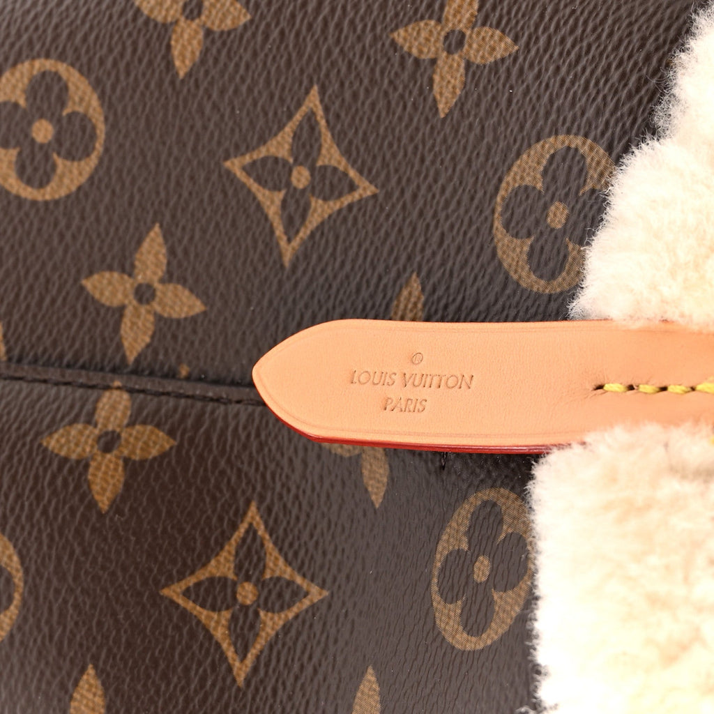 Monogram Shearling Cozygram Neonoe BB