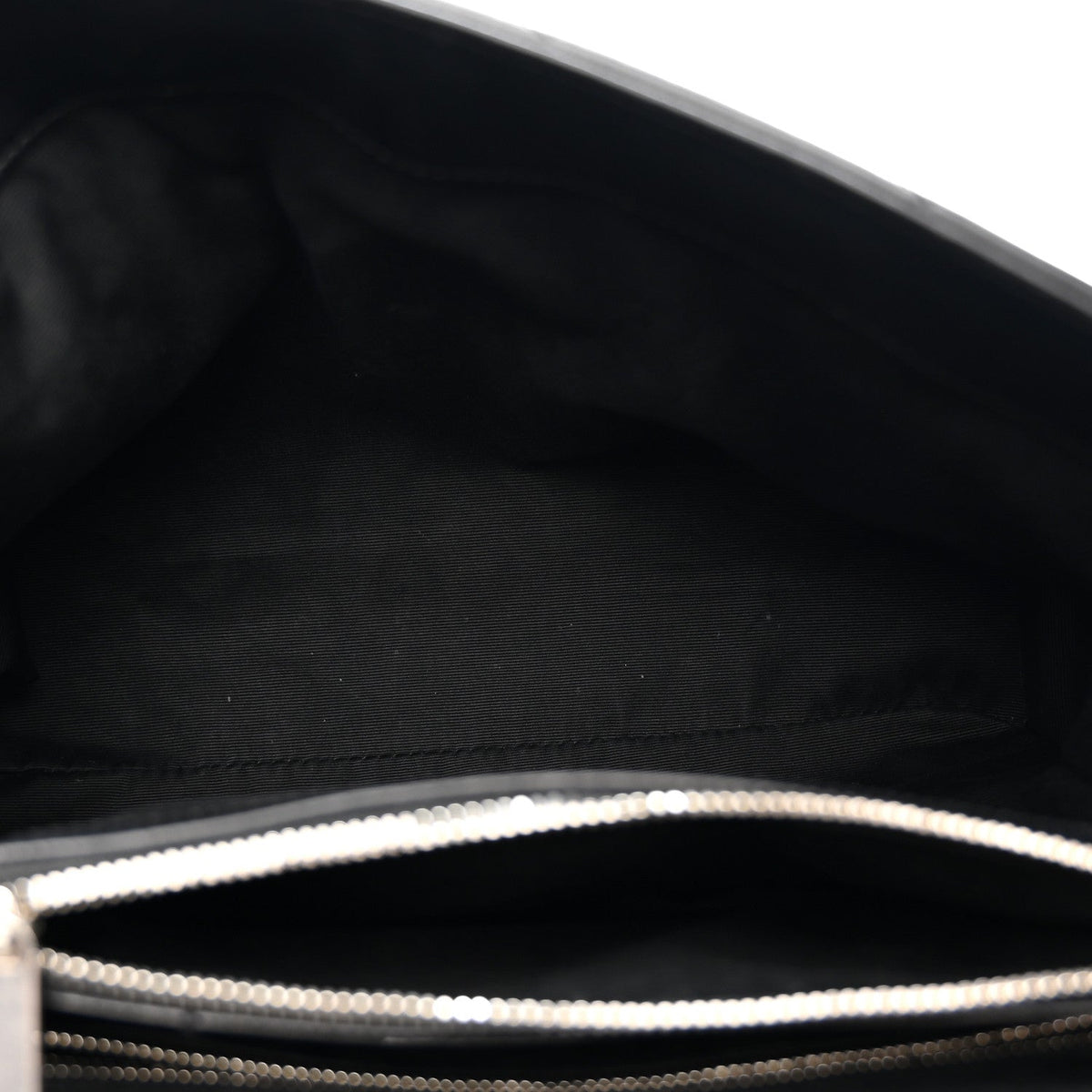 Calfskin Y Quilted Monogram Medium Loulou Chain Satchel Black