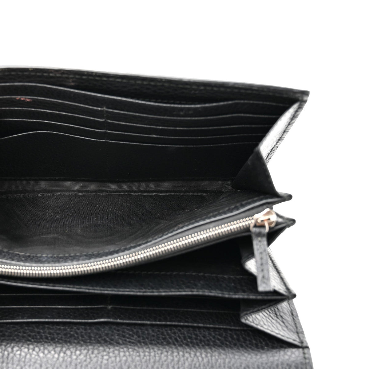 Calfskin Mini Dionysus Chain Wallet Black