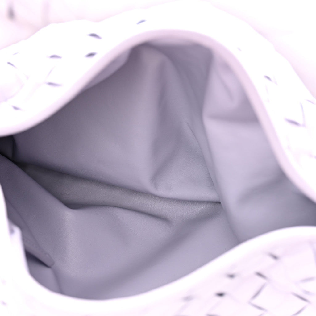 Calfskin Intrecciato Small Hop Oyster Lilac