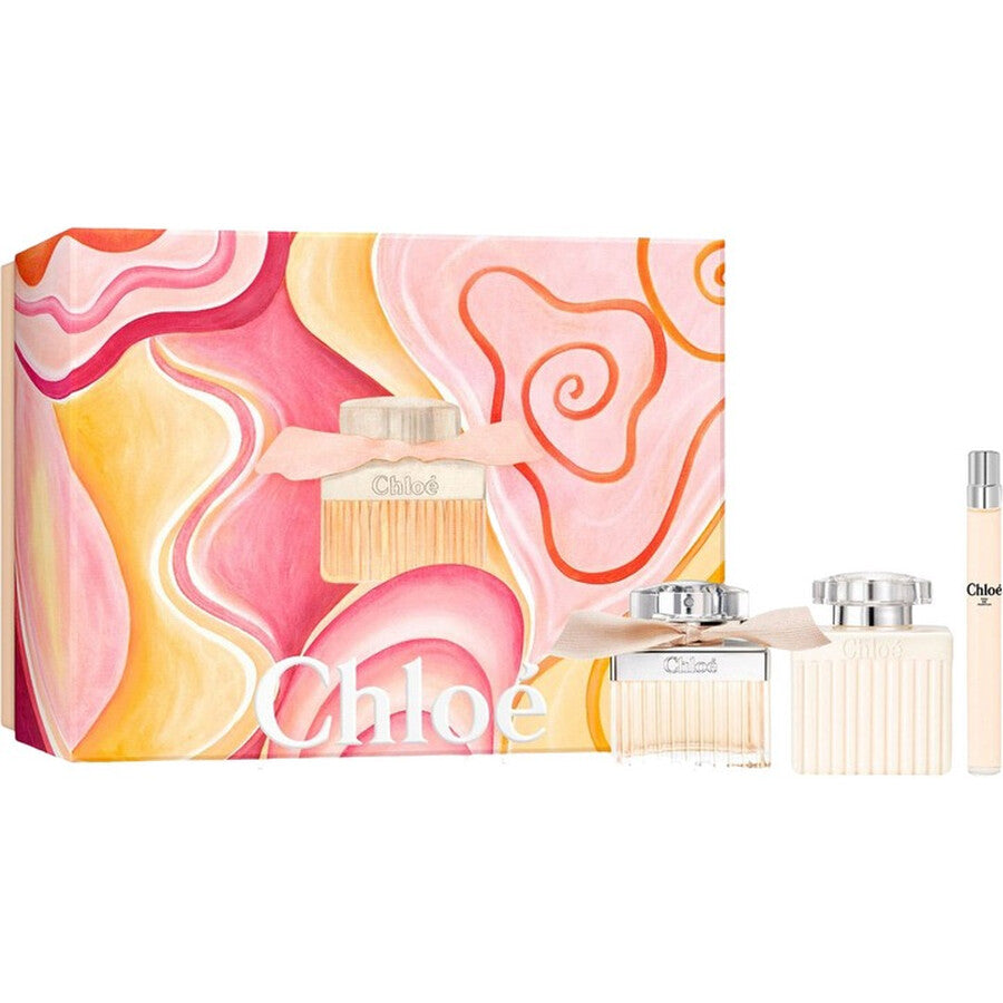 Chloe Eau de Parfum Women Set 2.5oz EDP & 3.4oz BL & .33oz Mini EDP