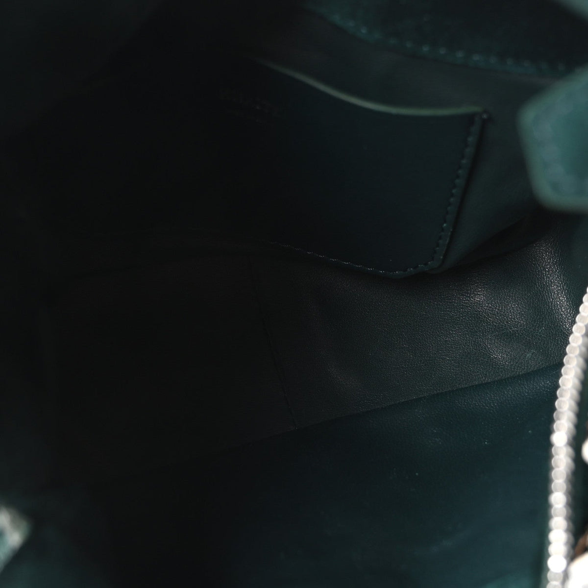 Suede Studded Small Elena English Green