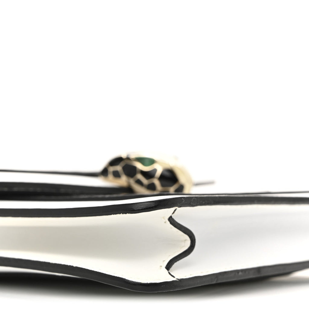 Calfskin Small Serpenti Forever Crossbody Bag White Agate