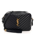 Calfskin Matelasse Monogram Lou Camera Bag Deep Marine