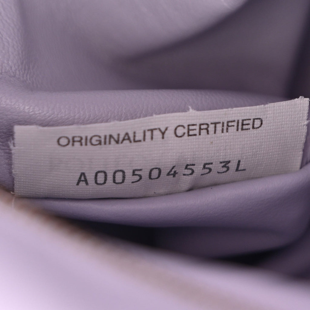 Calfskin Intrecciato Small Hop Oyster Lilac