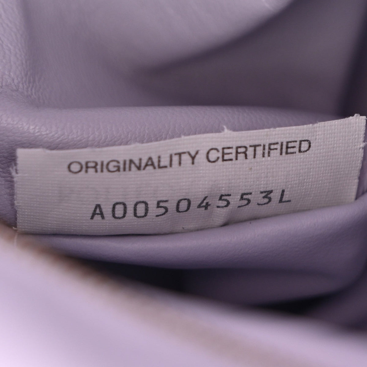 Calfskin Intrecciato Small Hop Oyster Lilac