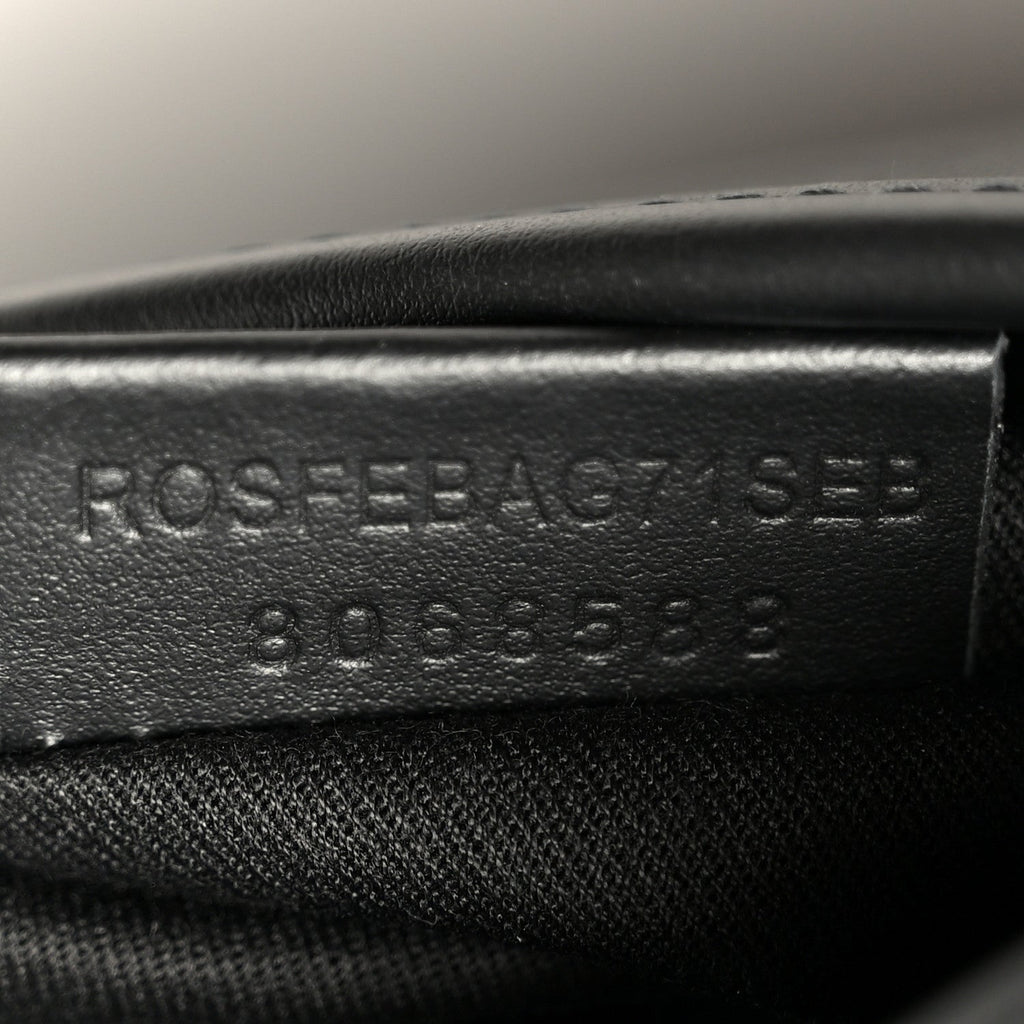 Coated Canvas Calfskin Check Muswell Bag Charcoal
