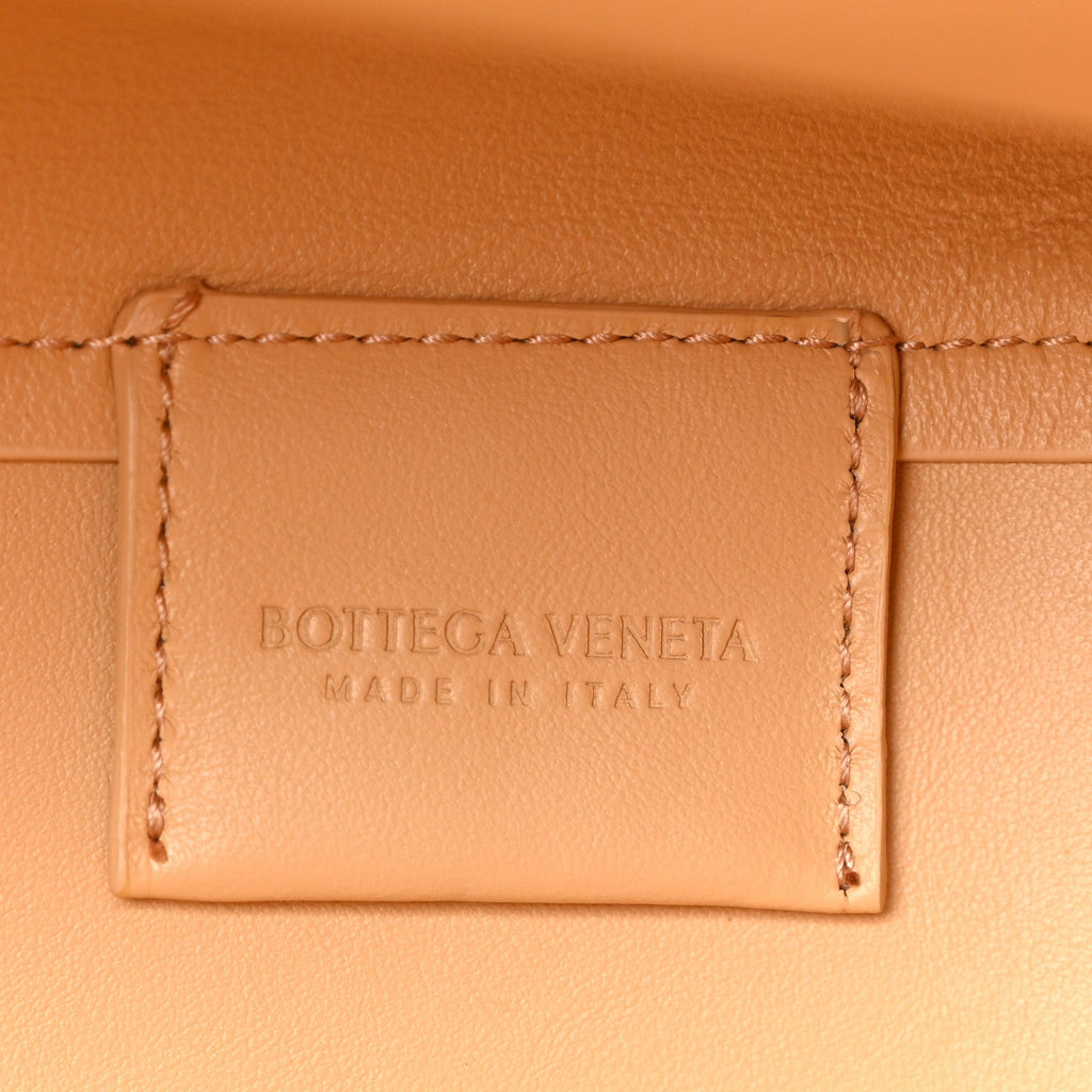 Calfskin Medium The Point Triangle Bag Almond