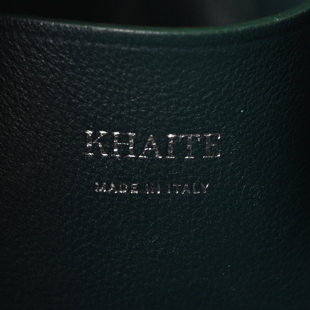 Suede Studded Small Elena English Green