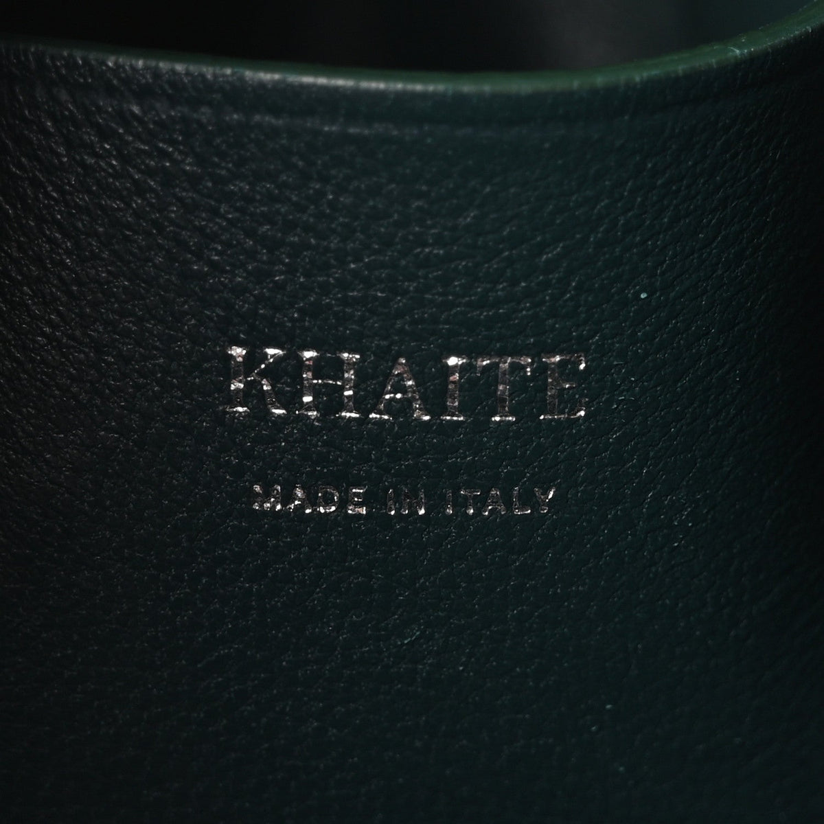 Suede Studded Small Elena English Green