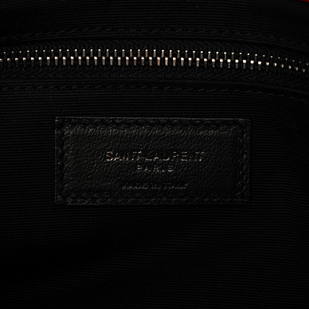 Lambskin Patchwork Monogram Medium Jamie Red