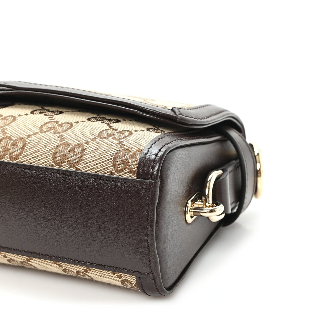 GG Monogram Small Luce Shoulder Bag Beige Ebony