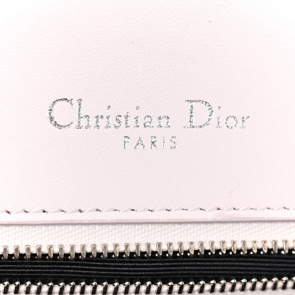 Calfskin Medium Diorama Flap Bag Off White