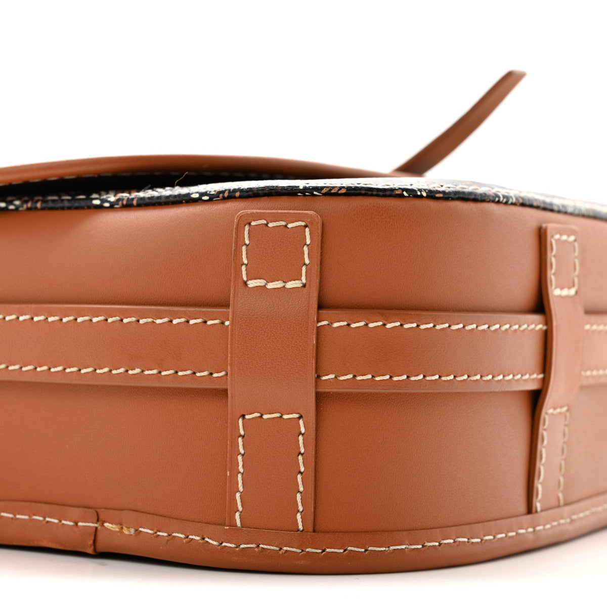 Goyardine Belvedere II PM Messenger Bag Black Gold